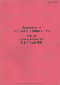 Symposium on Software Engineering