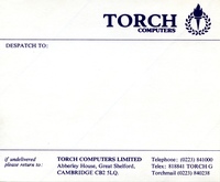 Torch Computers Despatch Sticker