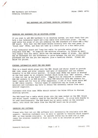 Research Machines HRG Hardware and Software Ordering Information - January 1981