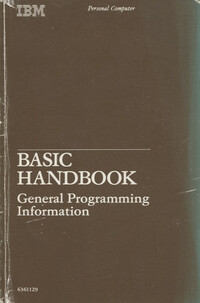 IBM BASIC Handbook: General Programming Information