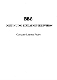 BBC Computer Literacy Project - Continuing Education Television