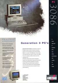 Amstrad PC3086 Generation 3 PCs Information Sheet