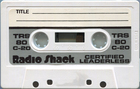Radio Shack TRS-80 C-20 Cassette