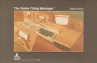 Atari The Home Filing Manager Users Guide