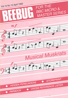 Beebug Newsletter - Volume 10, Number 10 - April 1992