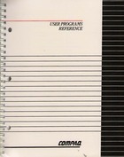 Compaq User Programs Reference