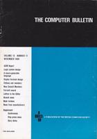 The Computer Bulletin - November 1969