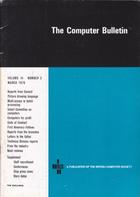 The Computer Bulletin - March 1970