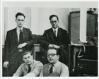 60473 Derek Hemy, Ernest Lenaerts, Gordon Gibbs and Leo Fantl with LEO I