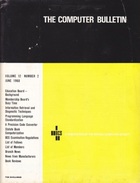 The Computer Bulletin - June 1968