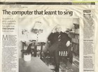 The computer that learnt to sing