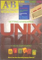 A & B Computing - March 1989