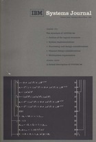 IBM Systems Journal Volume Three Numbers Two & Three 1964