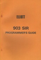 Elliott 903 SIR Programmer's Guide
