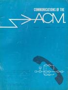 Communications of the ACM - June 1970