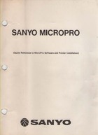 Sanyo MBC-550 series Micropro Users Guide