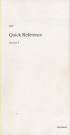 AIX Quick Reference Guide Version 4