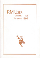 RM User Volume 11:3 - September1996