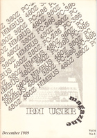RM User Volume 4:3 - December 1989