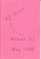 RM User Volume 5:1 - May 1990