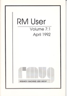 RM User Volume 7:1 - April 1992