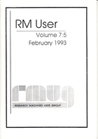 RM User Volume 7:5 - February 1993