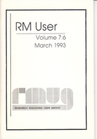 RM User Volume 7:6 - March 1993