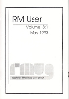 RM User Volume 8:1 - May 1993