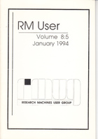 RM User Volume 8:5 - January 1994