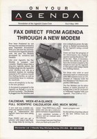 On Your AgendA - No. 5, May 1991