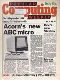 Popular Computing Weekly Vol 3 No 38 - 20-26 September 1984