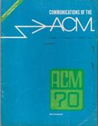Communications of the ACM - August 1970
