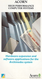 Acorn - Hardware expansion and software applications for the Archimedes system