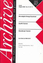 Archive - August 2002