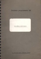 C.E. 60 Computer User's Manual