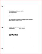 Mentec - RSTS/E Quick Reference Guide