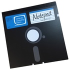 Floppy Disk Notepad