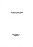 Xerox - Diablo Model 630 Printers and Terminals - Interface Reference Manual