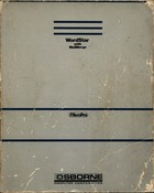 Osborne WordStar with MailMerge