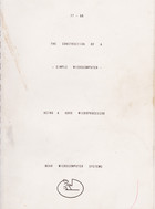 77-68 The Construction of a Simple Microcomputer