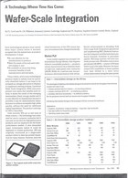 Anamartic Wafer Scale Integration