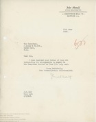 62447  Termination of Public Relations services, 11 June 1956