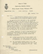 62460  Correspondence with the Board of Trade concerning waiving of 'Imperial Preference' for IBM equipment imported into Australia, Jan 1959