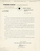 62461  Announcement of Powers-Samas and British Tabulating Machine Company merger, 30 Jan 1959