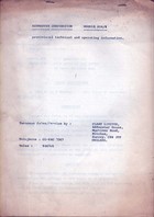 Addmaster Models 606/8 Provisional Technical and Operating Information