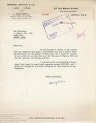62868 Bekhor correspondence regarding LEO Computers accounts, July 1962