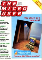 The Micro User - August 1987 - Vol 5 No 6