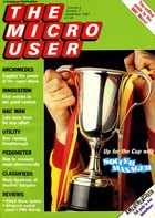 The Micro User - September 1987 - Vol 5 No 7