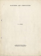 63068 W.J. Eckert  "Electrons and Computation"