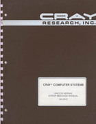 Cray - UNICOS Kernal Error Message Manual